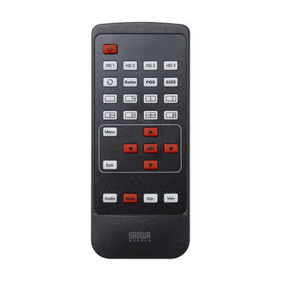 サンワサプライ 4入力1出力HDMI画面分割切替器(4K/60Hz対応) ［4入力