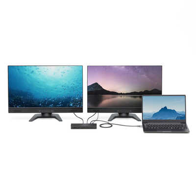 サンワサプライ ドッキングステーション(4K・HDMI×2画面出力・AC