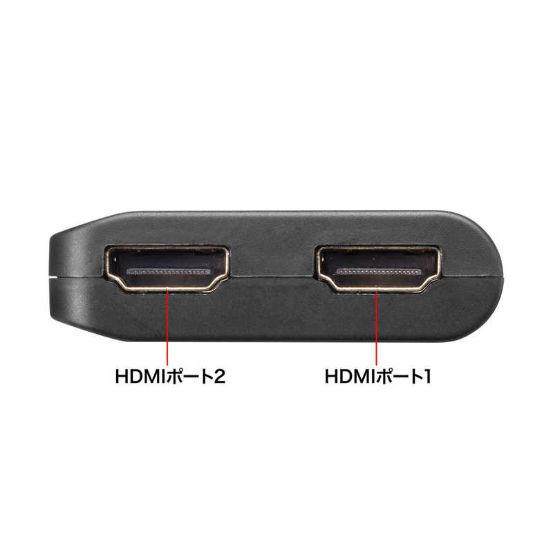 サンワサプライ サンワサプライ 8K対応HDMI切替器(2入力・1出力または1入力・2出力) SW-HDR8K21BD SW-HDR8K21BD