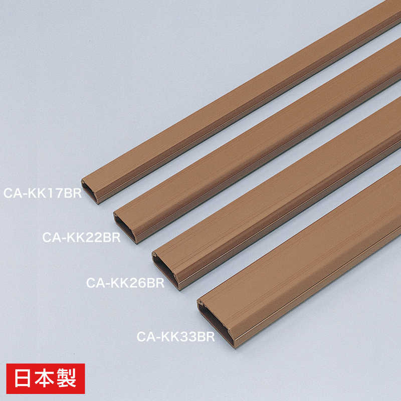 サンワサプライ サンワサプライ ケーブルカバー 接続部品(角型･幅26mm用･ブラウン) CA-KK26BR CA-KK26BR