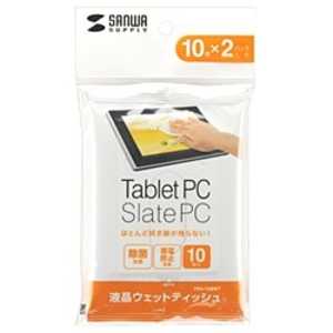 サンワサプライ タブレットPC用ウェットティッシュ PDA‐TABWT