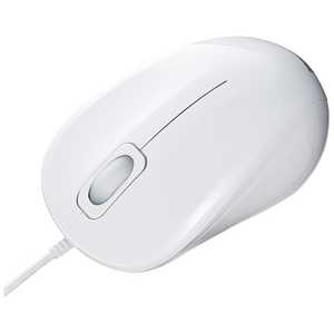 サンワサプライ 有線BlueLEDマウス｢USB｣静音モデル(3ボタン･ホワイト) MA-BL9W