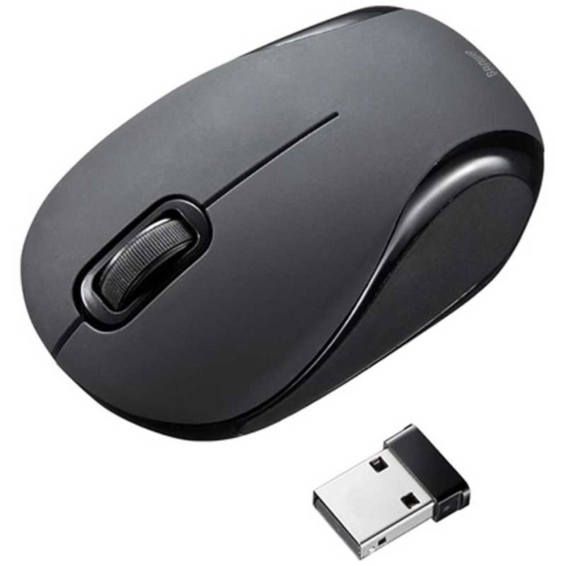 サンワサプライ サンワサプライ 静音ワイヤレスBlueLEDマウス[USB](2ボタン･ブラック) MA-WBL36BK MA-WBL36BK