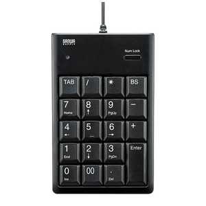 サンワサプライ USBテンキー Tabキー付き(ブラック) NT-16UBKN サンワサプライ USBテンキー Tabキー付き(ブラック) NT-16UBKN