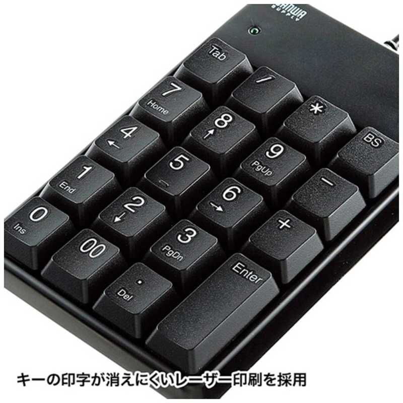 サンワサプライ サンワサプライ USBテンキー Tabキー付き(ブラック) NT-17UBKN NT-17UBKN