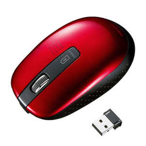 サンワサプライ 充電式ワイヤレスブルｰLEDマウス MA-WBL118R