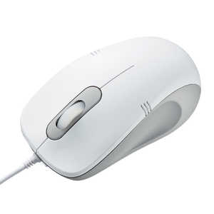サンワサプライ マウス ホワイト [BlueLED /3ボタン /USB /有線] MA-BL138W