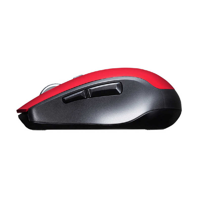 サンワサプライ サンワサプライ マウス 静音 [BlueLED /無線(ワイヤレス) /5ボタン /Bluetooth] レッド MA-BTBL162R MA-BTBL162R