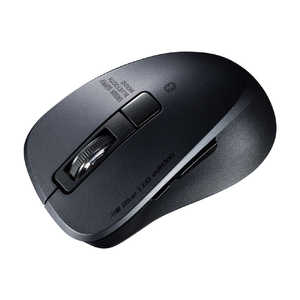 サンワサプライ マウス 静音 [BlueLED /無線(ワイヤレス) /5ボタン /Bluetooth] ブラック MA-BTBL155BK