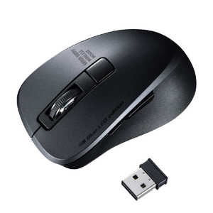 サンワサプライ マウス ブラック  BlueLED  5ボタン  USB  無線(ワイヤレス)  MA-WBL153BK