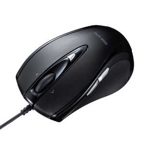 サンワサプライ マウス ブラック [BlueLED /5ボタン /USB /有線] MA-BL112BK