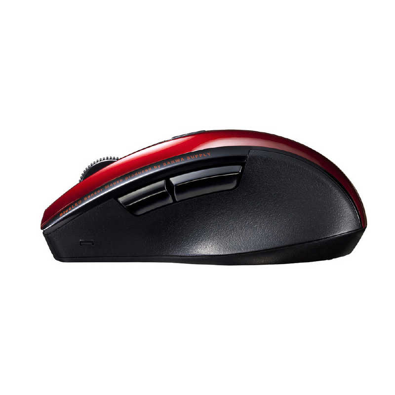 サンワサプライ サンワサプライ マウス SUPER GRIP 静音 [BlueLED /無線(ワイヤレス) /5ボタン /Bluetooth] レッド MA-BTBL167R MA-BTBL167R