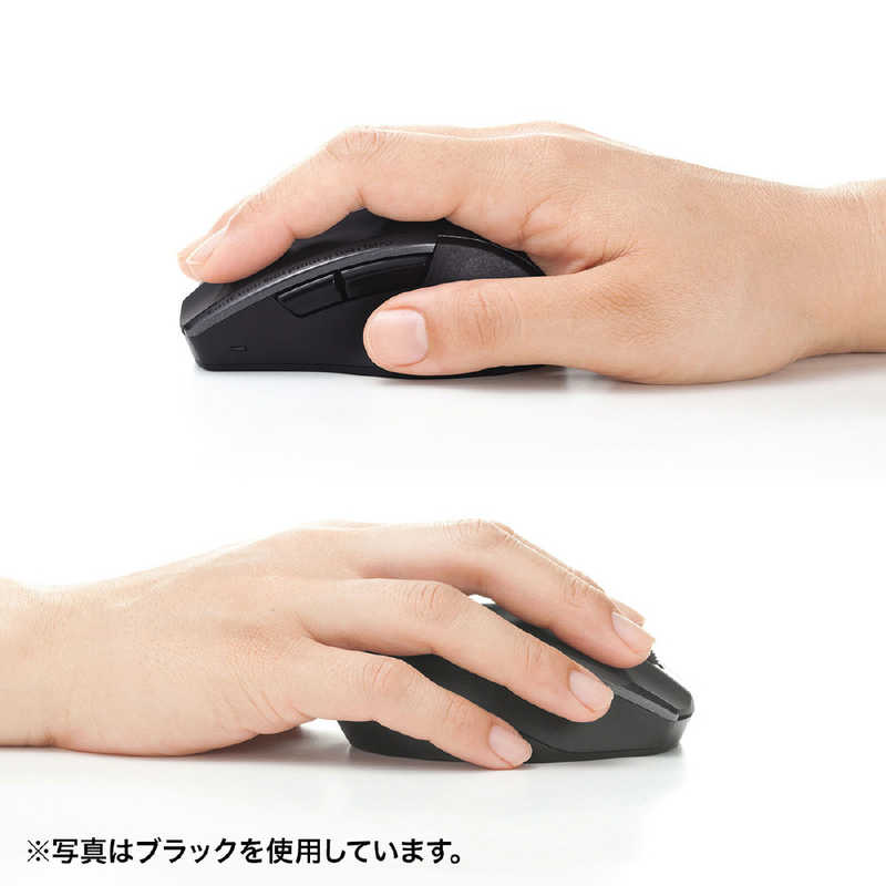 サンワサプライ サンワサプライ マウス SUPER GRIP 静音 [BlueLED /無線(ワイヤレス) /5ボタン /Bluetooth] レッド MA-BTBL167R MA-BTBL167R