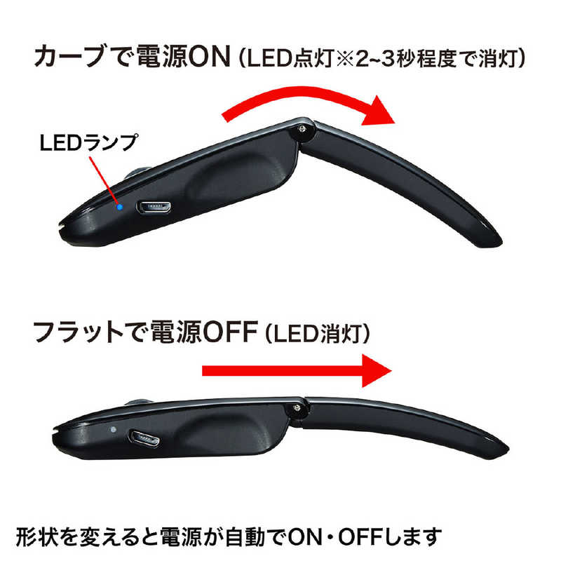 サンワサプライ サンワサプライ マウス [IR LED /無線(ワイヤレス) /3ボタン /Bluetooth] MA-BTIR116BKN MA-BTIR116BKN