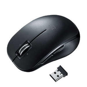 ＜コジマ＞ サンワサプライ マウス ブラック [BlueLED /無線(ワイヤレス) /5ボタン /USB] ブラック MAWBL189BK