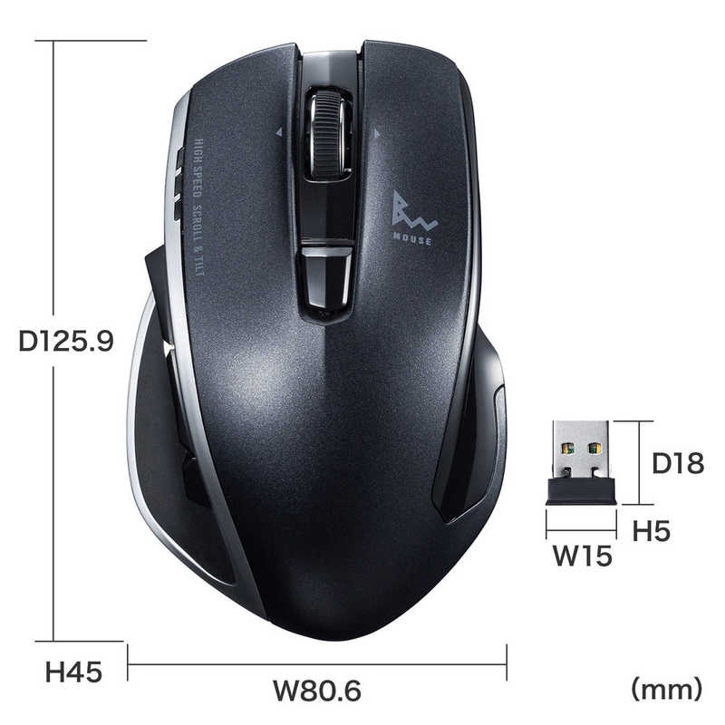 サンワサプライ マウス Blueled 無線 ワイヤレス 5ボタン Bluetooth Usb Ma Wbtbl192bk の通販 カテゴリ パソコン 周辺機器 プリンター サンワサプライ 家電通販のコジマネット 全品代引き手数料無料
