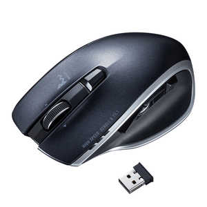 ＜コジマ＞ サンワサプライ マウス [BlueLED /無線(ワイヤレス) /5ボタン /Bluetooth・USB] MAWBTBL192BK