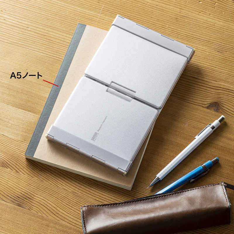 サンワサプライ サンワサプライ キーボード 折りたたみ(Android/iPadOS/iOS/Mac/Windows11対応) ［有線・ワイヤレス /Bluetooth・USB］ ホワイト SKB-BT35W SKB-BT35W