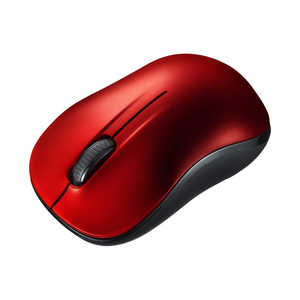 サンワサプライ マウス [BlueLED /無線(ワイヤレス) /3ボタン /Bluetooth] レッド MA-SBB314R