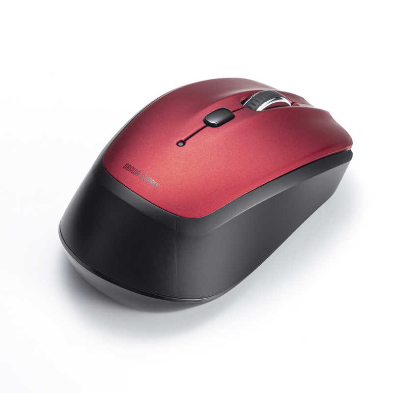 サンワサプライ サンワサプライ マウス [BlueLED /無線(ワイヤレス) /5ボタン /Bluetooth] レッド MA-BB509R MA-BB509R