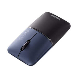 サンワサプライ 静音BluetoothブルーLEDマウス SLIMO (充電式) MABBS310NV