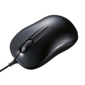 サンワサプライ マウス [BlueLED /有線 /3ボタン /USB] ブラック MA-SBL188BKN