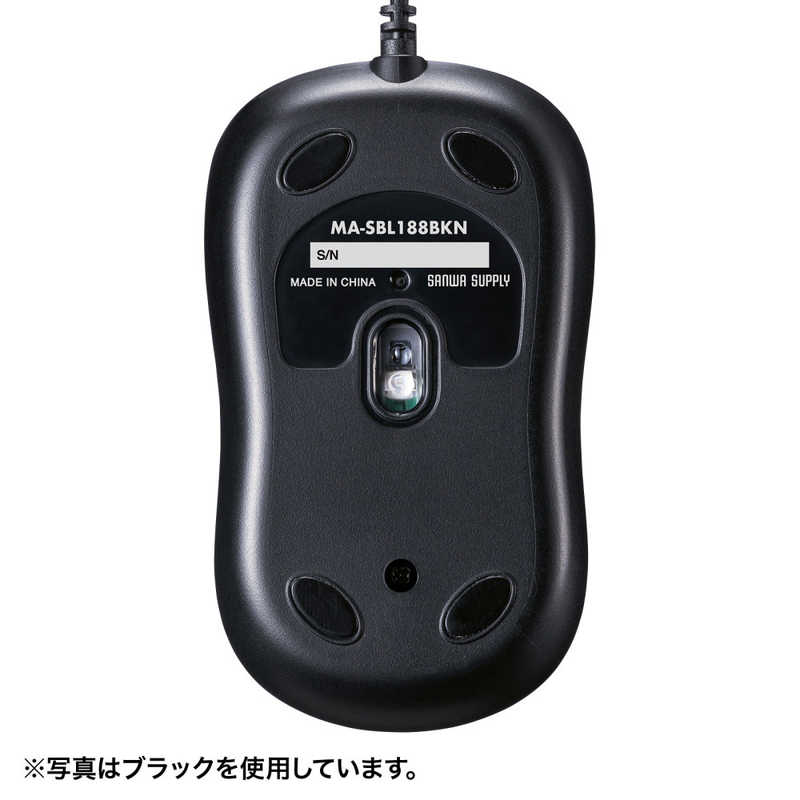 サンワサプライ サンワサプライ マウス [BlueLED /有線 /3ボタン /USB] レッド MA-SBL188RN MA-SBL188RN