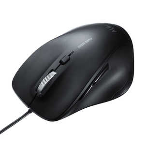サンワサプライ マウス [BlueLED /有線 /5ボタン /USB] ブラック MA-SBL198BKN
