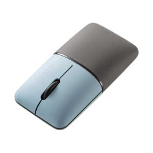 サンワサプライ マウス SLIMO 静音 [BlueLED /無線(ワイヤレス) /3ボタン /Bluetooth] ブルー MA-BBS310BL