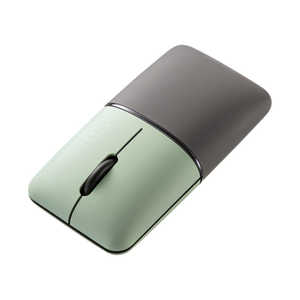 サンワサプライ マウス SLIMO 静音 [BlueLED /無線(ワイヤレス) /3ボタン /Bluetooth] グリーン MA-BBS310G