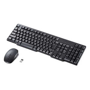 サンワサプライ 静音マウス付ワイヤレスキーボード SKB-WL40ASETBK サンワサプライ 静音マウス付ワイヤレスキーボード SKB-WL40ASETBK