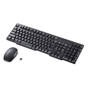 サンワサプライ 静音マウス付ワイヤレスキーボード SKB-WL40CSETBK サンワサプライ 静音マウス付ワイヤレスキーボード SKB-WL40CSETBK