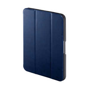 サンワサプライ iPad mini 2021　Apple Pencil収納ポケット付きケース PDA-IPAD1814BL