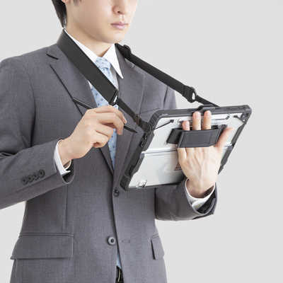 サンワサプライ Microsoft Surface Pro 12インチ用耐衝撃ケース