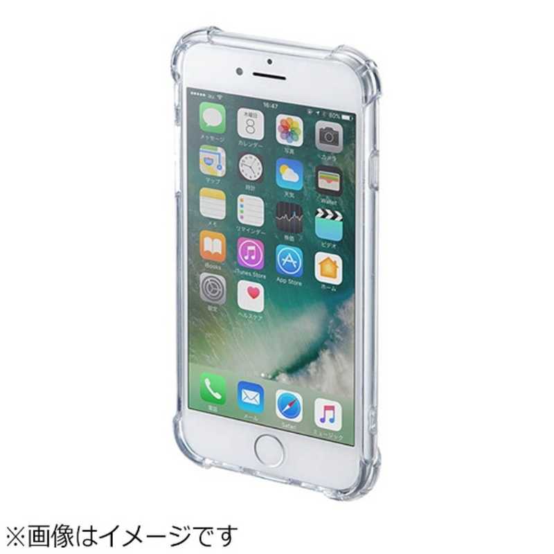 サンワサプライ サンワサプライ iPhone 7用 耐衝撃ケース クリア PDA-IPH013CL PDA-IPH013CL