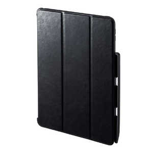 サンワサプライ iPad 10.2インチ Apple Pencil収納ポケット付きケｰス ブラック PDA-IPAD1614BK
