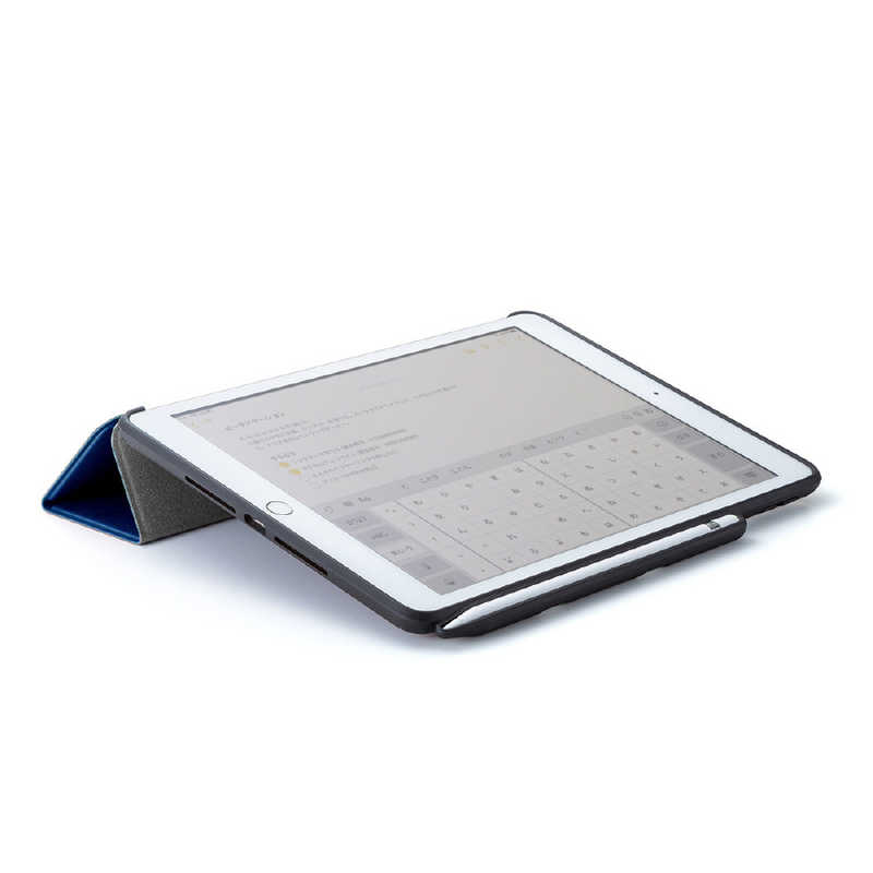 サンワサプライ サンワサプライ iPad 10.2インチ Apple Pencil収納ポケット付きケース ブルー PDA-IPAD1614BL PDA-IPAD1614BL