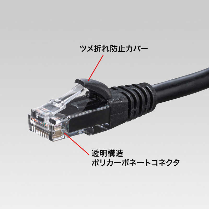 サンワサプライ サンワサプライ LANケーブル ブラック [10m /カテゴリー6A /スタンダード] KB-T6AY-10BK KB-T6AY-10BK