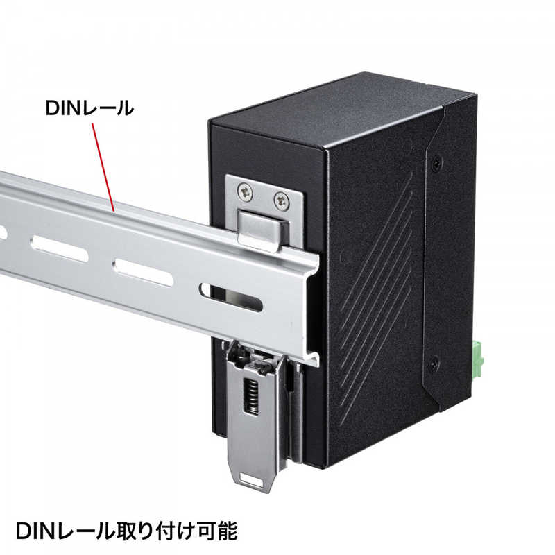 サンワサプライ ギガビット対応スイッチングハブ 1台 8ポート LAN-GIGAP801BK マグネット付き 【GINGER掲載商品】 8ポート