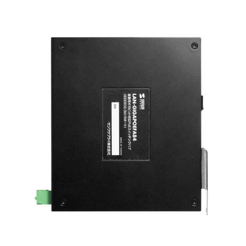 サンワサプライ サンワサプライ 産業用ギガビット対応PoEスイッチングハブ(IEEE802.3bt/8ポート) LAN-GIGAPOEFA84 LAN-GIGAPOEFA84