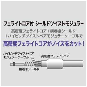 サンワサプライ コア付シールドツイストモジュラーケーブル(シルバー・1m) TEL-FST-1N2 サンワサプライ コア付シールドツイストモジュラーケーブル(シルバー・1m) TEL-FST-1N2