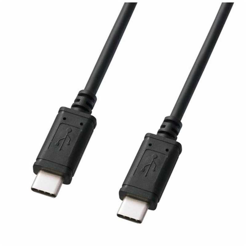 サンワサプライ サンワサプライ 1.0m[USB-C ⇔ USB-C]2.0ケーブル 充電･転送 USB PD対応 3A KU-CC10 ブラック KU-CC10 ブラック