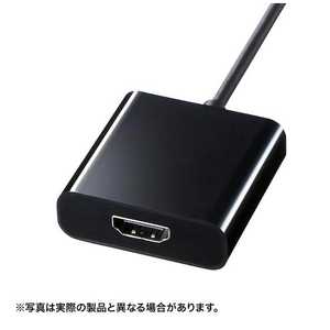 サンワサプライ 0.11m[USB-C → HDMI 4K]変換アダプタ AD-ALCHD01 ブラック 
