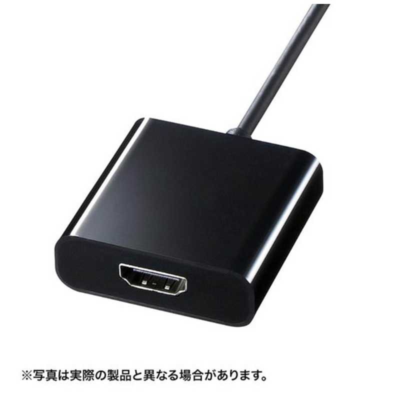 サンワサプライ サンワサプライ 0.11m[USB-C → Premium HDMI 4K]変換アダプタ AD-ALCPHD01 ブラック  AD-ALCPHD01 ブラック 