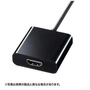 サンワサプライ 0.11m[USB-C → Premium HDMI 4K]変換アダプタ AD-ALCPHD01 ブラック 