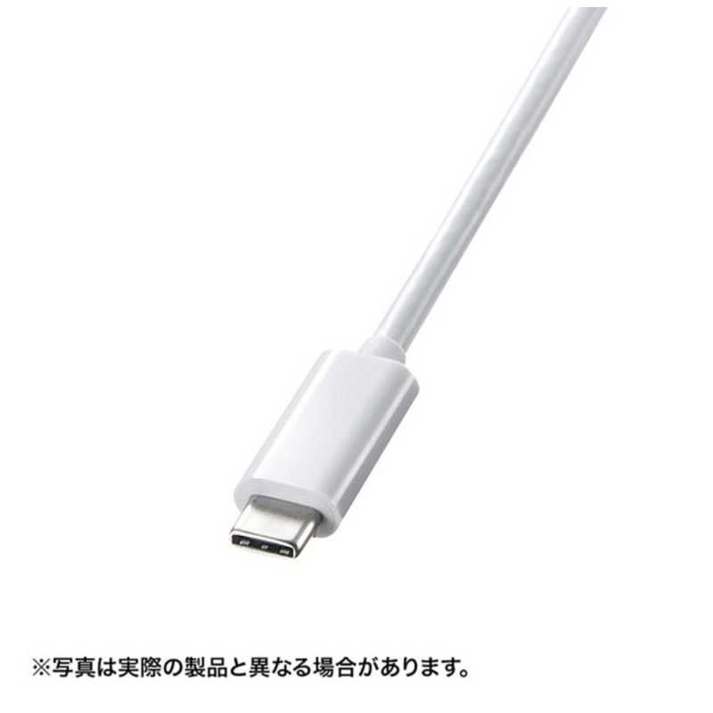 サンワサプライ サンワサプライ 0.12m[USB-C→HDMI 4K/USB-A/USB-C]3.0変換アダプタ AD-ALCMHD01 ホワイト  AD-ALCMHD01 ホワイト 
