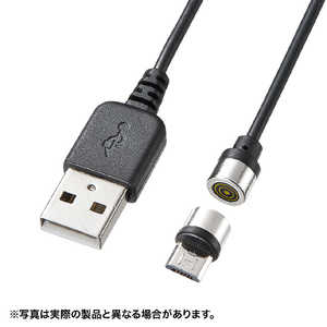 サンワサプライ Magnet脱着式microUSBケーブル(データ&充電) 1m KU-MGD1