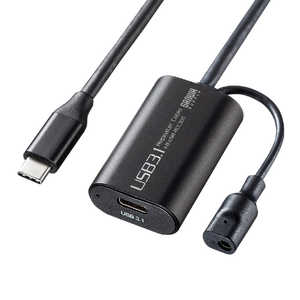 サンワサプライ 5m延長USB3.1 Type C-Type Cアクティブリピーターケーブル KB-USB-RCC305 サンワサプライ 5m延長USB3.1 Type C-Type Cアクティブリピーターケーブル KB-USB-RCC305