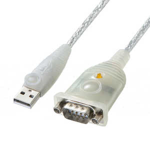 サンワサプライ USB-RS232Cコンバータ(0.3m) USB-CVRS9H [Type-Aオス /D-sub9ピン]