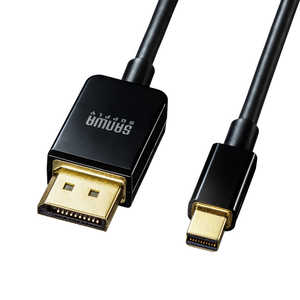 サンワサプライ 1m[DisplayPort ⇔ Mini DisplayPort] 変換ケーブル ブラック KC-DPM14010